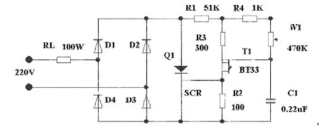 可控硅調壓電路