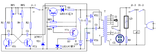 場效應管逆變電路