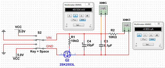 n溝道m(xù)os管開(kāi)關(guān)電路